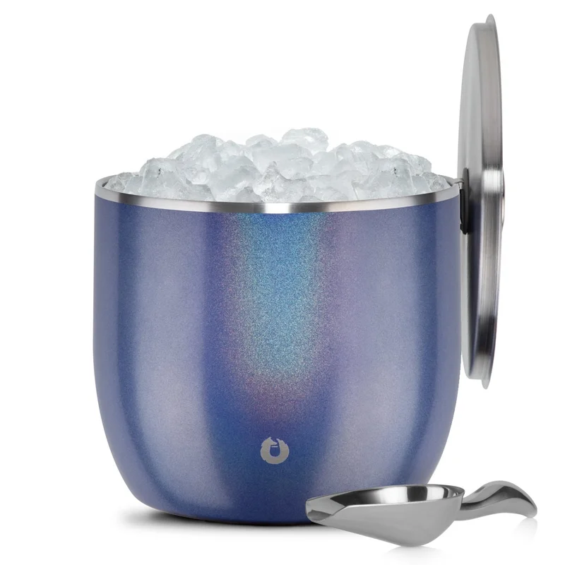 Extra Large Ice Bucket with Lid and Ice Scoop