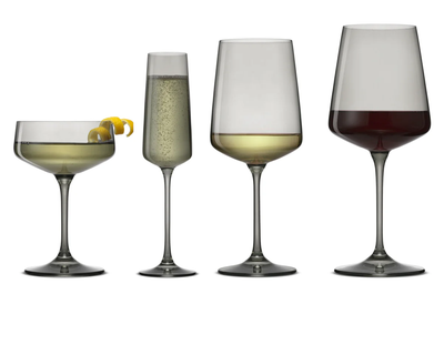 Sidney Smoke 16pc Stemware Entertaining Set