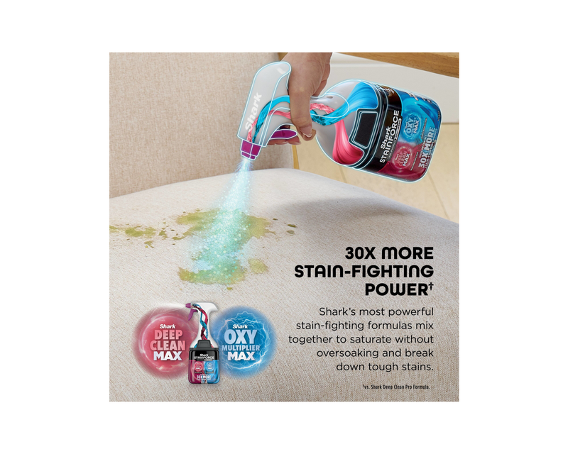 Shark - StainForce Cordless Portable Spot & Stain Cleaner with Dual-Activated Cleaning Solution - Hawaiian Gray