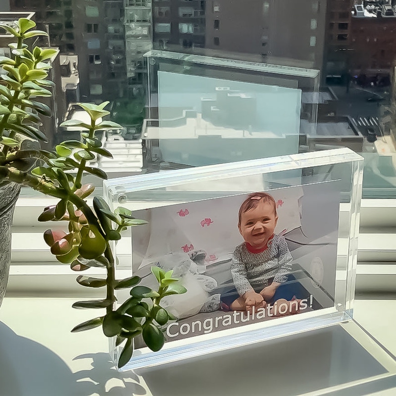 Congratulations Magnetic Picture Frame