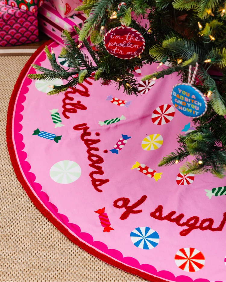 Embroidered Tree Skirt