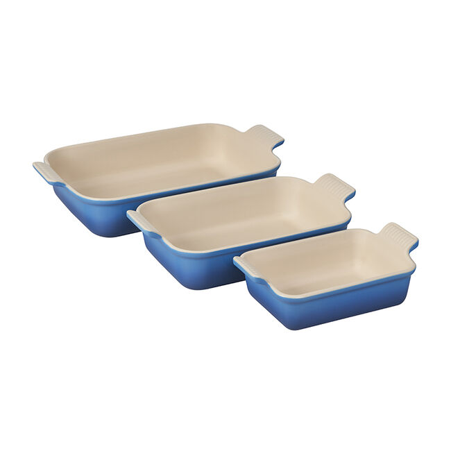 Heritage 3-Piece Rectangular Baking Dish Set