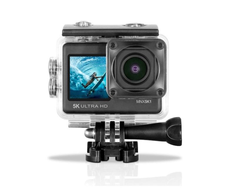 5K Ultra HD Action Camcorder Kit with WiFi & Waterproof Housing