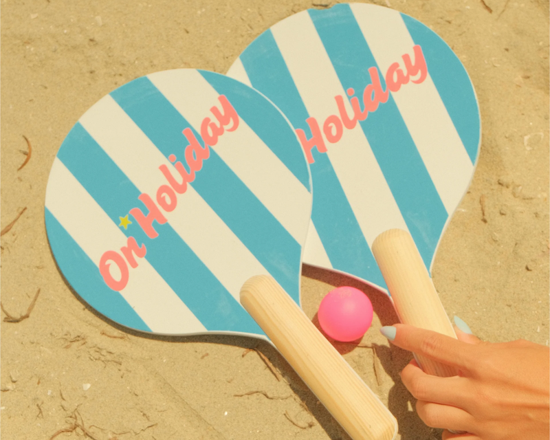 Cabana Stripe Beach Paddle Set