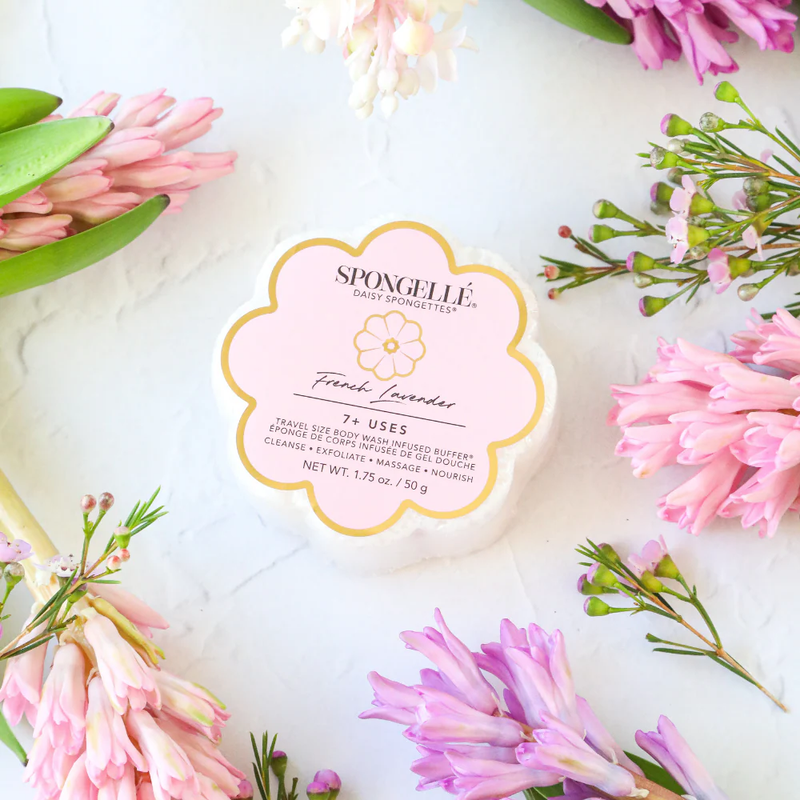 Body Wash Infused Daisy Spongette