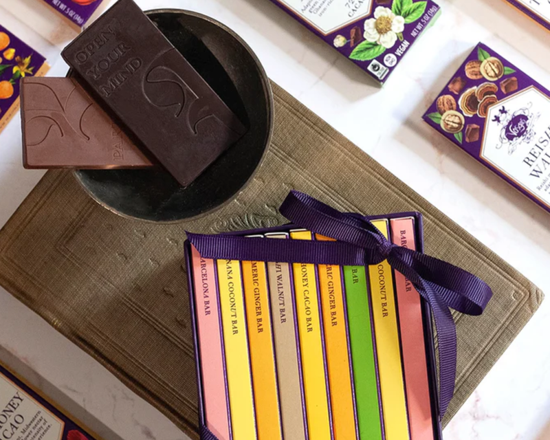Mini Exotic Chocolate Bar Library