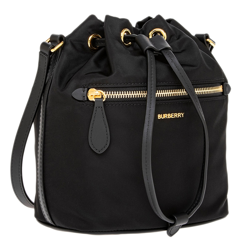 Nylon Drawstring Bucket Bag