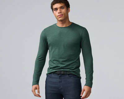 Silver Long Sleeve T-Shirt