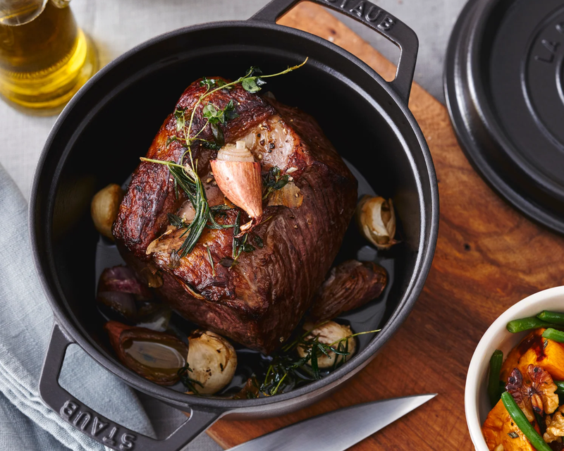 Cast Iron 13.25QT Round Cocotte