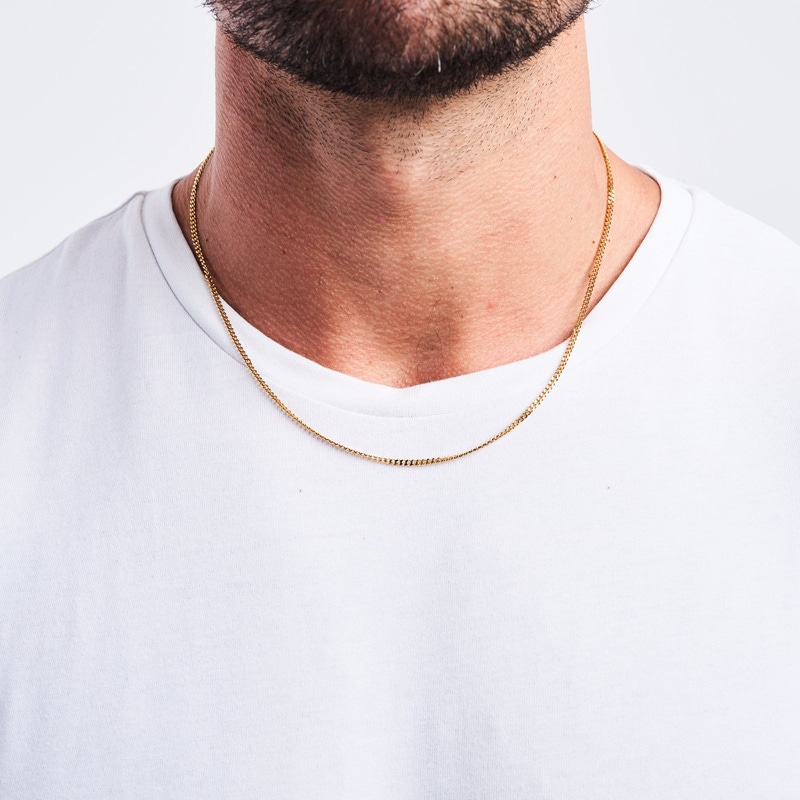 18K Gold Connel Chain 2mm