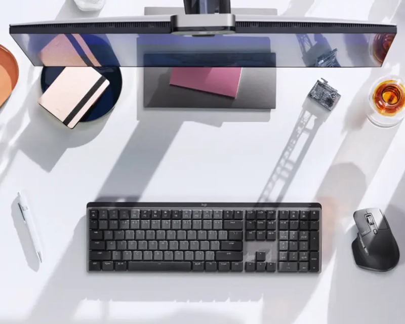 MX Mechanical Full-Size Wireless Linear Switch Keyboard for Windows and MacOS