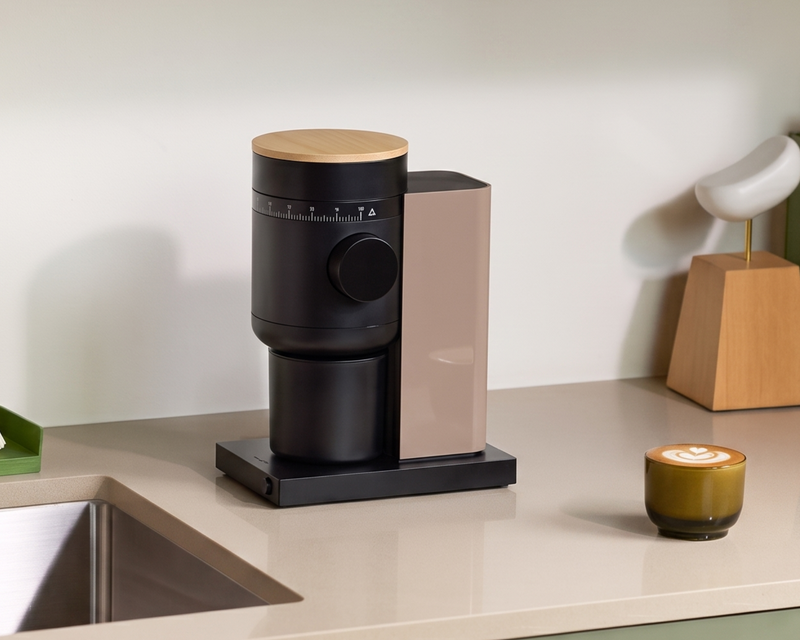 Opus 2 Conical Burr Grinder with Wooden Lid