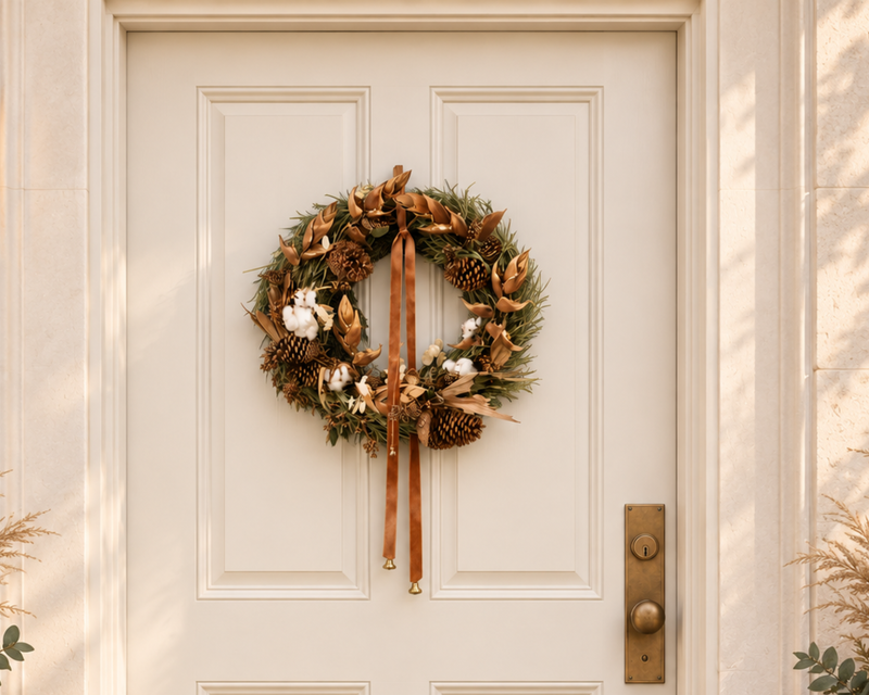 The Amber Harvest Wreath