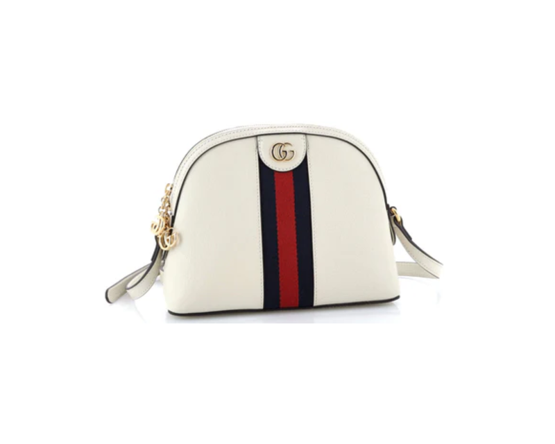 Ophidia Small Leather Shoulder Bag