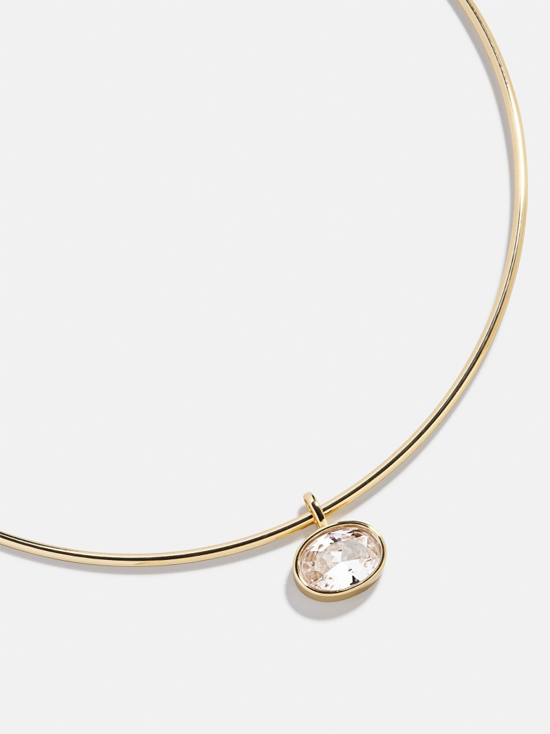 Lexi Bezel Crystal Collar Necklace