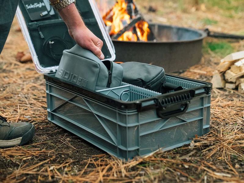 Half Size Weather Resistant Sidiocrate with 2 Standard Dividers