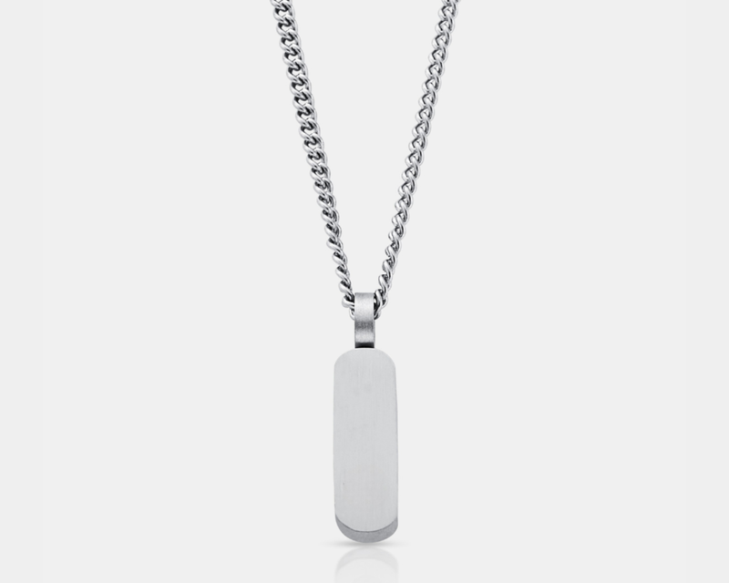 Silver Totem Pendant Necklace