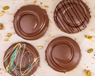 Stuffed Chocolate Disks
