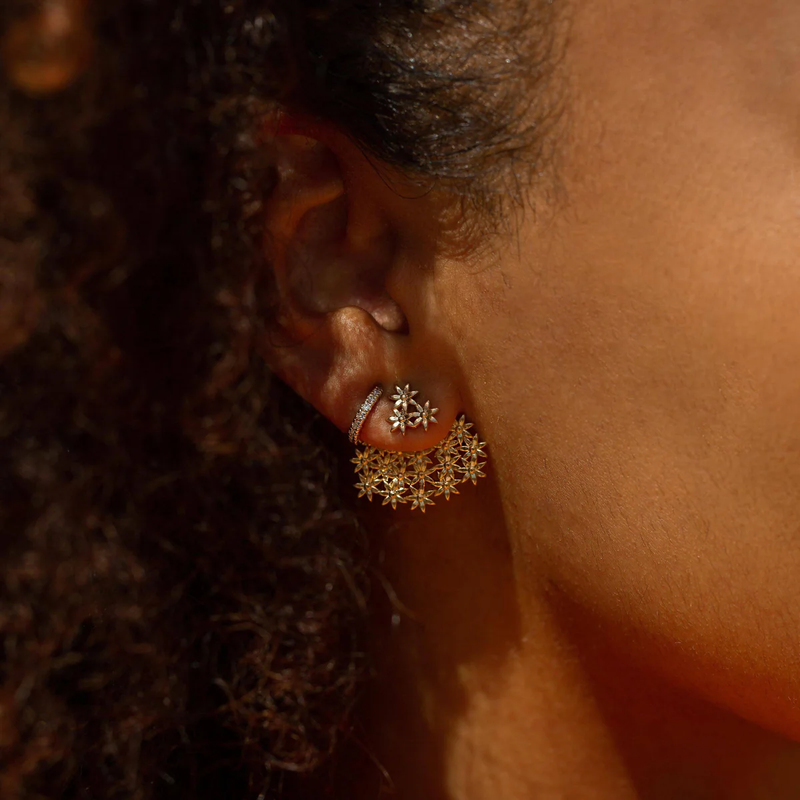 Flower Earring Back Small
