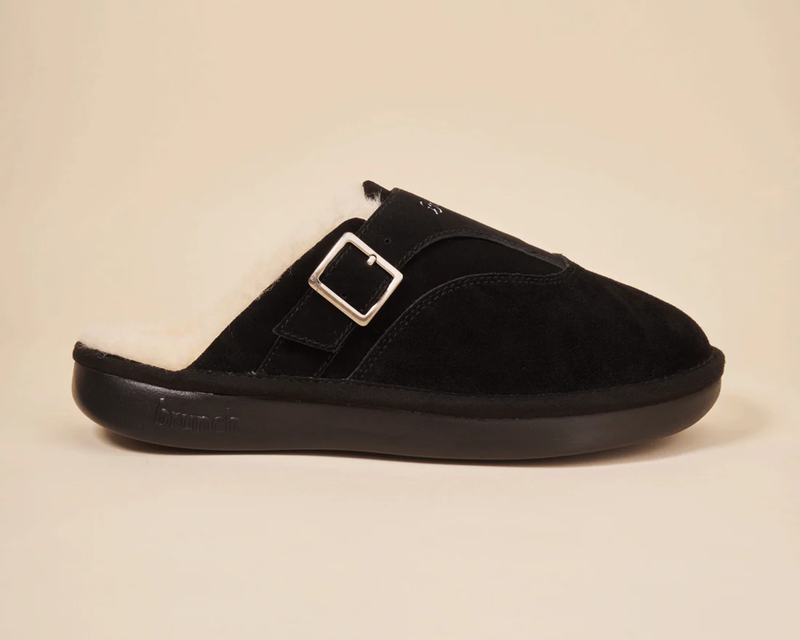 Amour Suede Shearling Slipper