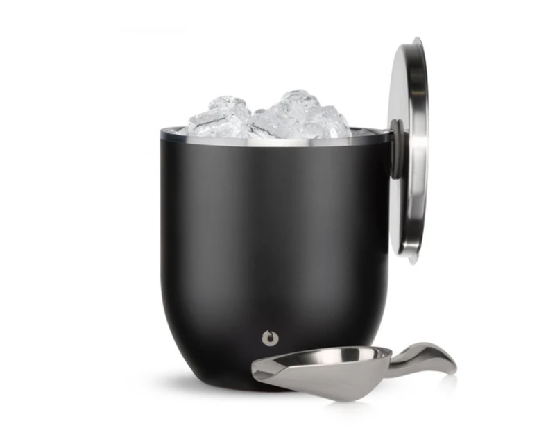 Stainless Steel Ice Bucket with Lid and Scoop