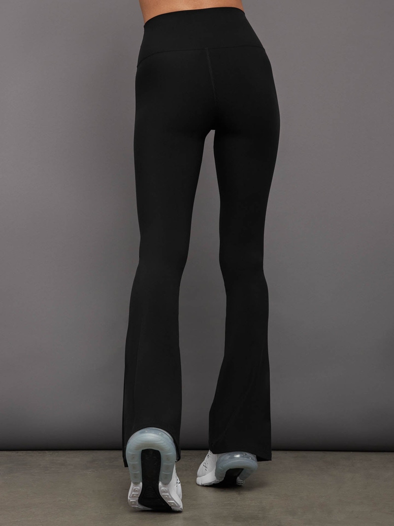 Split Bootcut Legging in Melt, Black