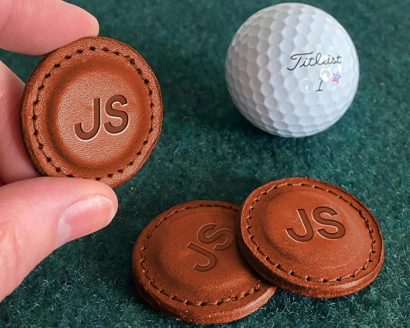 Personalized Golf Ball Markers, Set of 2