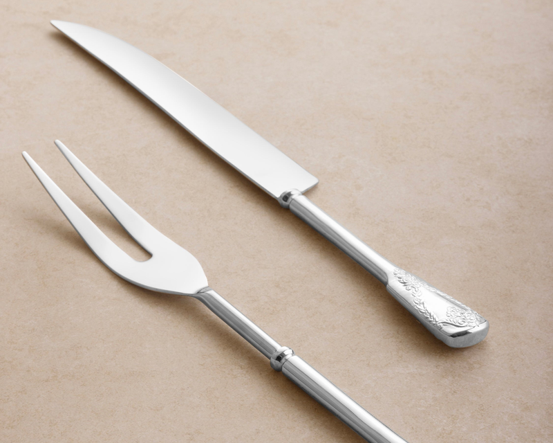 Bolivia Silver Carving Set