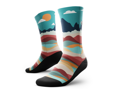 Head In The Clouds Crew Socks