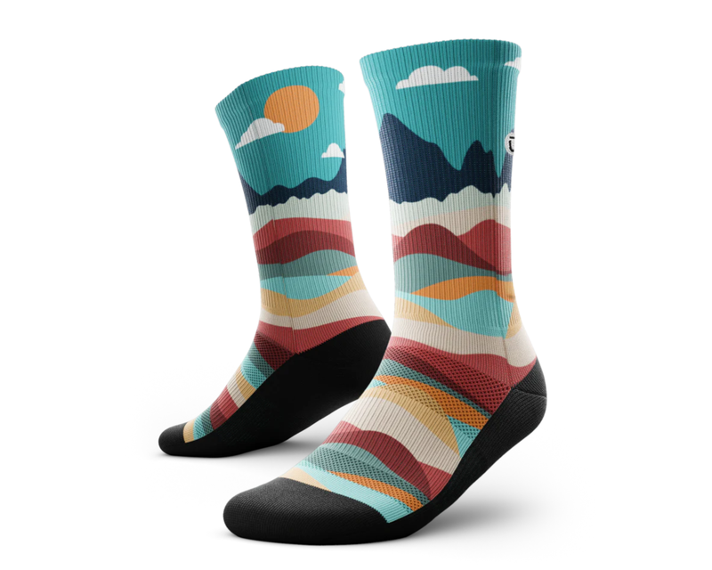 Head In The Clouds Crew Socks