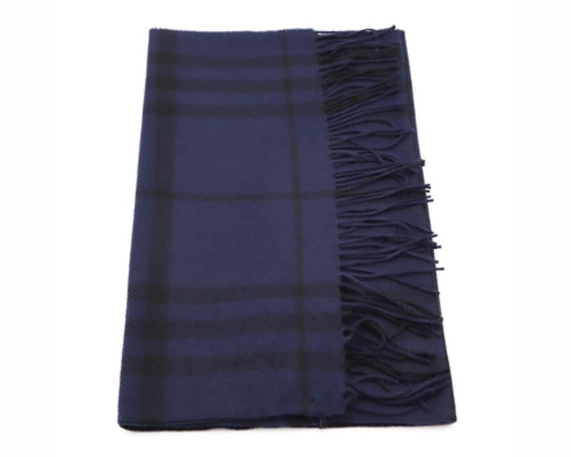 Giant Check Wool Scarf