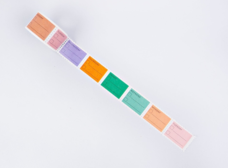 Days of the Week To Do Stamp Tape