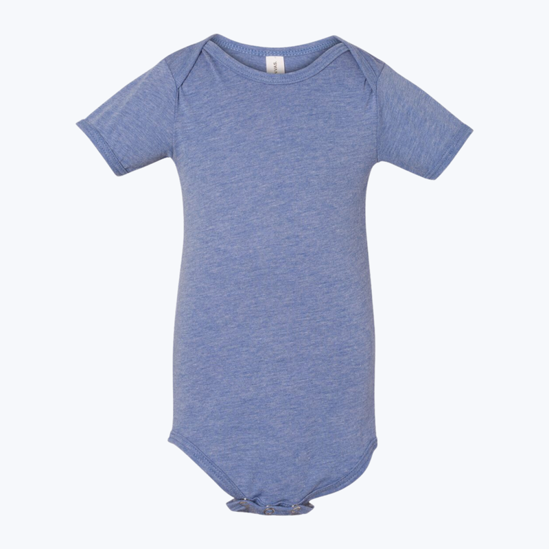 Branded Infant Triblend Short Sleeve Onesie