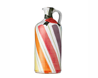 Extra Virgin Olive Oil in a Decorative Ceramic Bottle