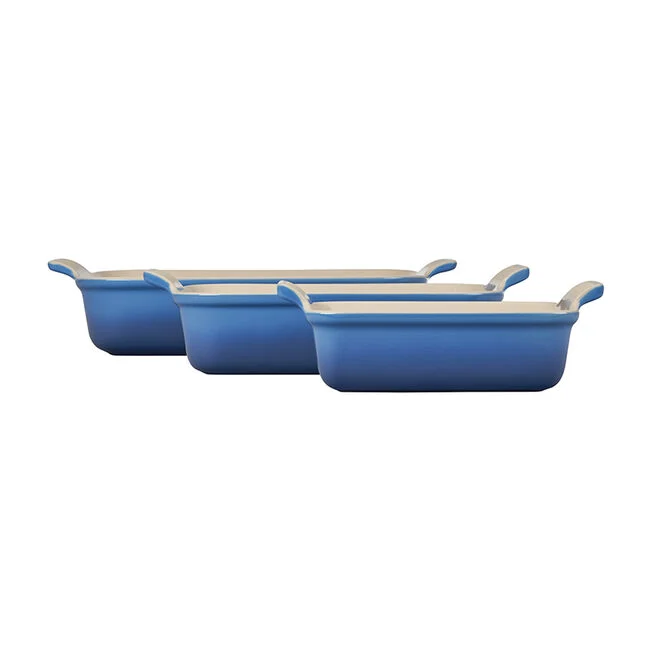 Heritage 3-Piece Rectangular Baking Dish Set