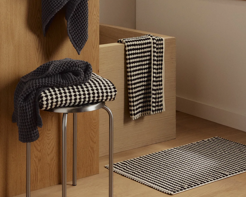 Organic Cotton Mosaic Bath Towel