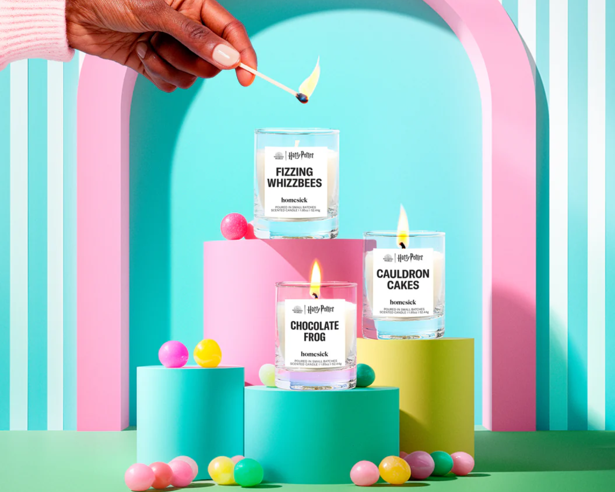 Homesick Harry Potter Honeydukes Mini Candle Trio Set