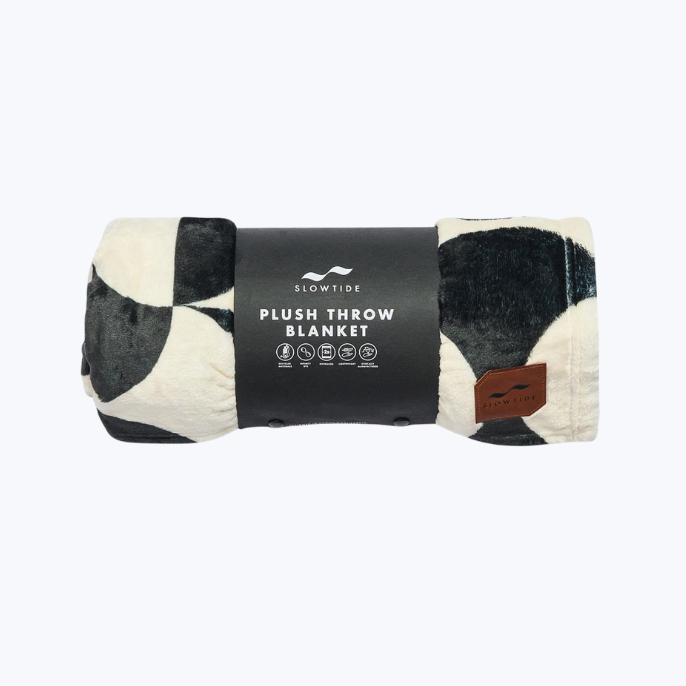 Branded Caster Plush Throw