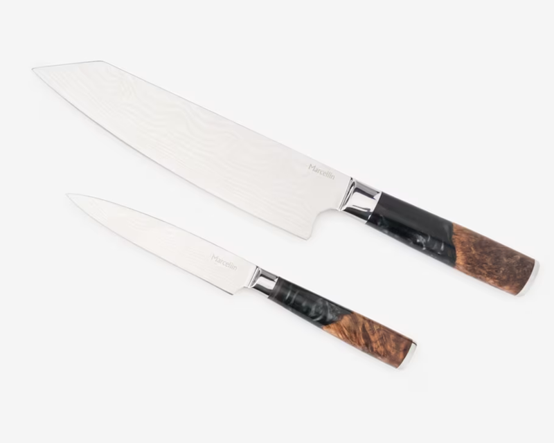 Wood Tide Knife Set