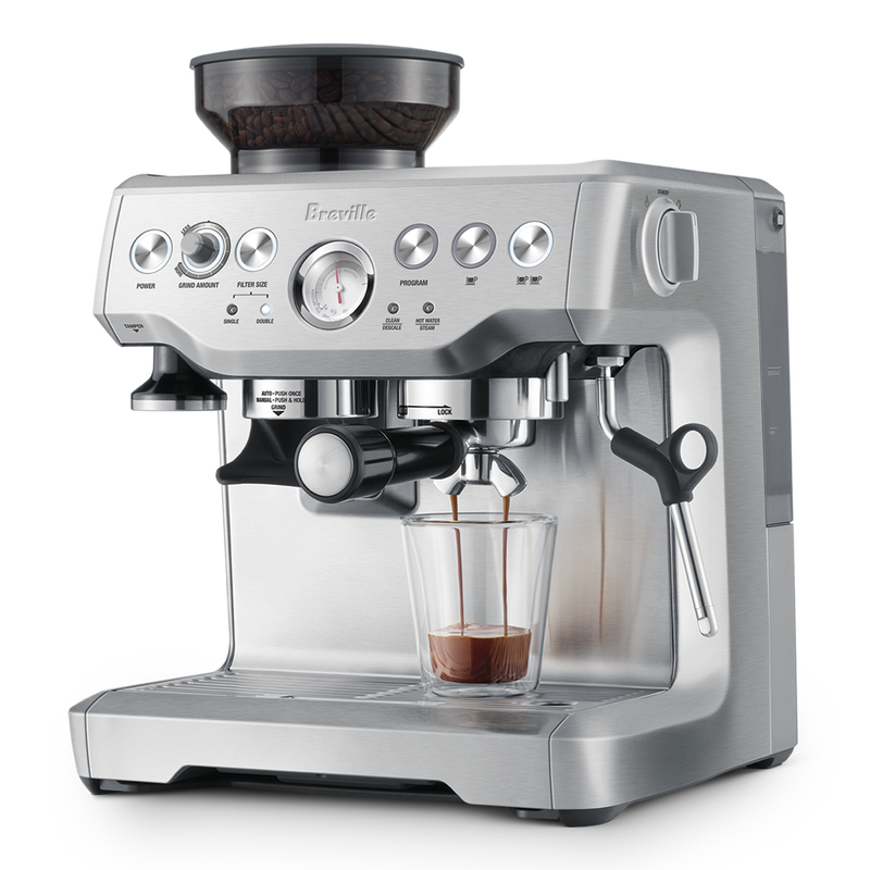 The Barista Express Expresso Machine with 15 Bars of Pressure, Milk Frother and Integrated Grinder
