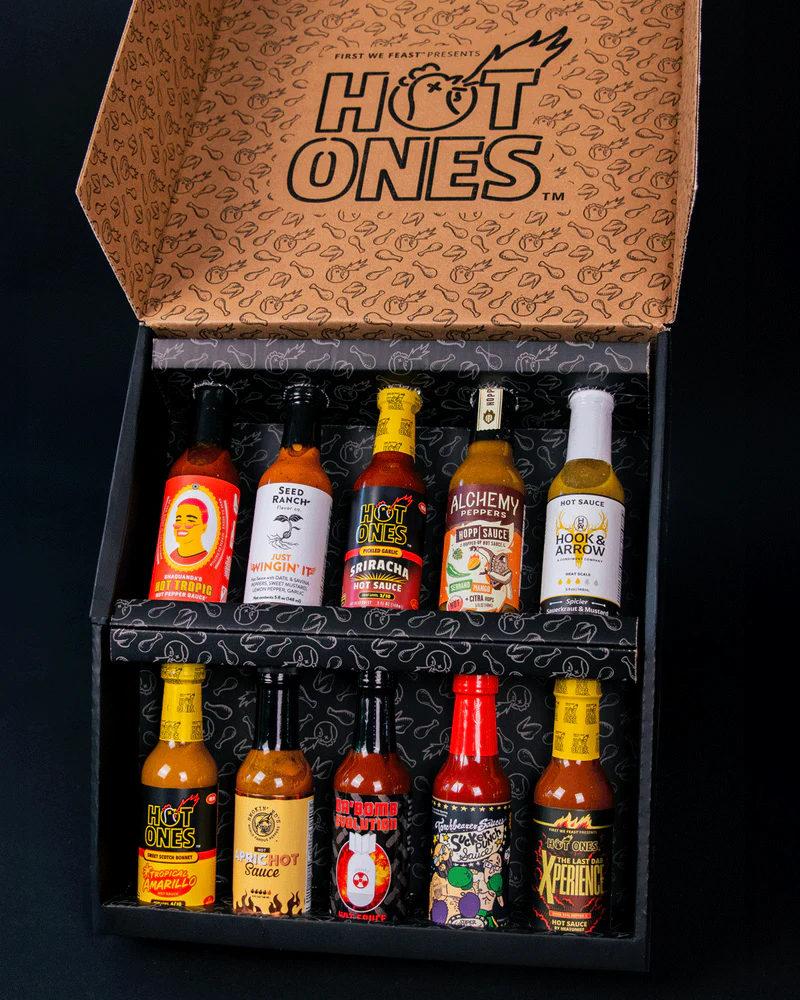 Hot Ones Hot Sauce 10 Pack