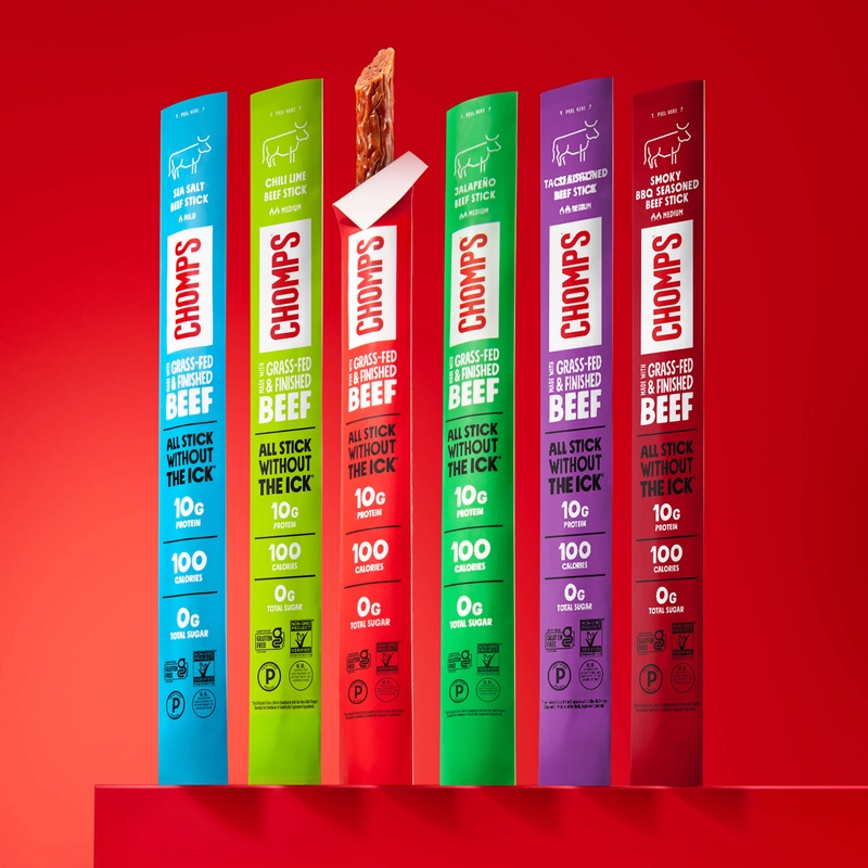 Chomps Protein Variety Pack 6 Pack