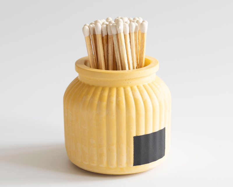 Apothecary Match Holder with Striker & Matches