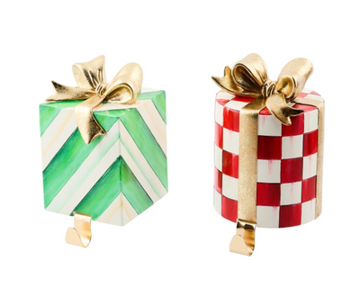 Check It Out Gift Stocking Holders, Set of 2