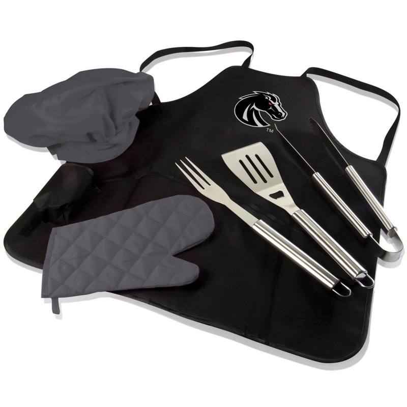 NCAA BBQ Apron Tote Pro Grill Set