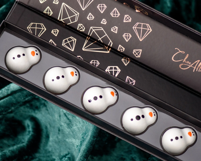 Milk & Cookies Chocolate Snowmen