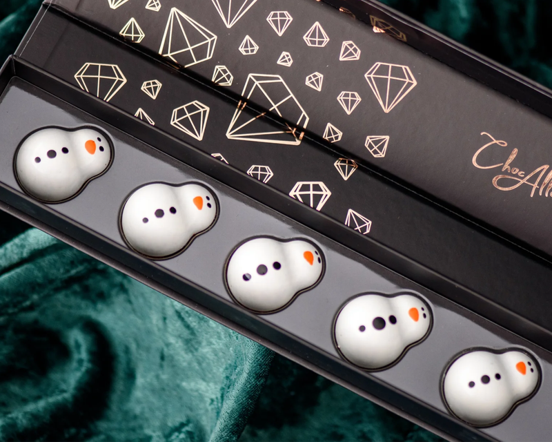Milk & Cookies Chocolate Snowmen