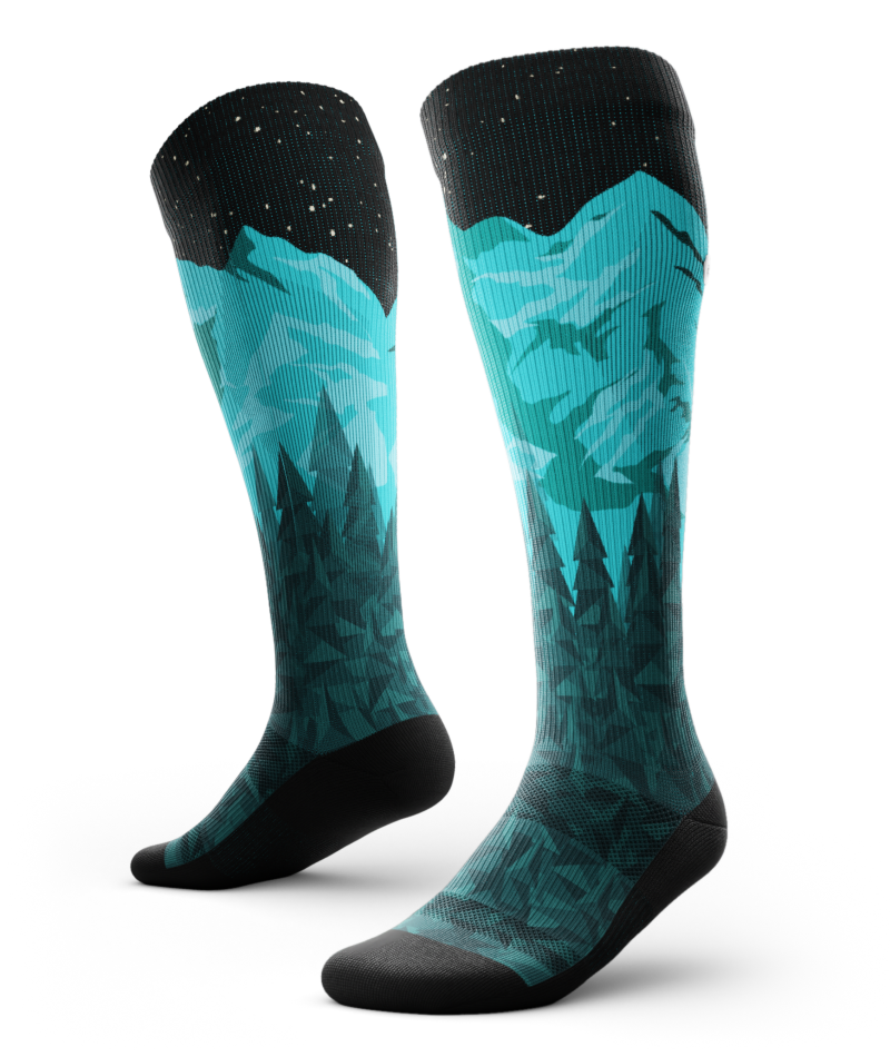 Take A Hike Knee High Compression Socks