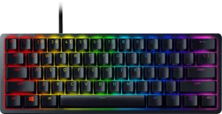 Huntsman Mini 60% Wired Optical Clicky Switch Gaming Keyboard with Chroma RGB Backlighting in Black