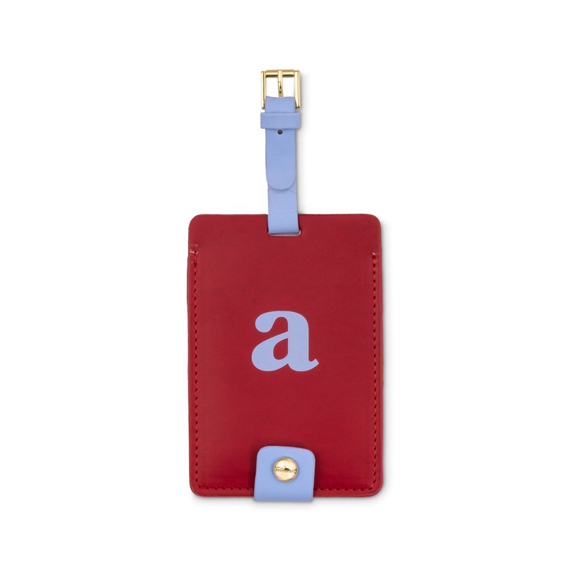 Just Mine Initial Luggage Tag